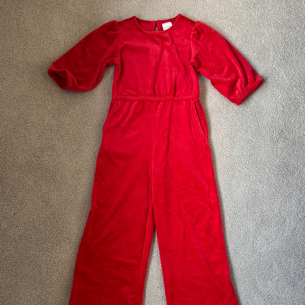 Hanna Andersson Red Jumpsuit